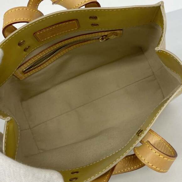 Louis Vuitton Vernis Reed PM Handbag M91144 Beige Women's - Picture 4 of 9